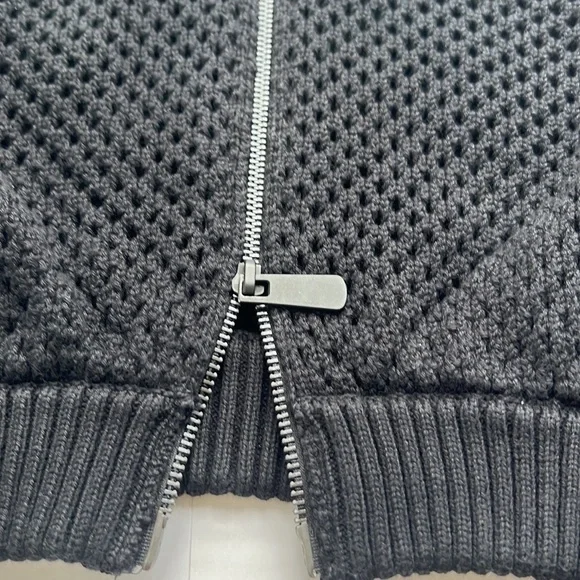 Open stitch crop bomber - Picture 6 of 9